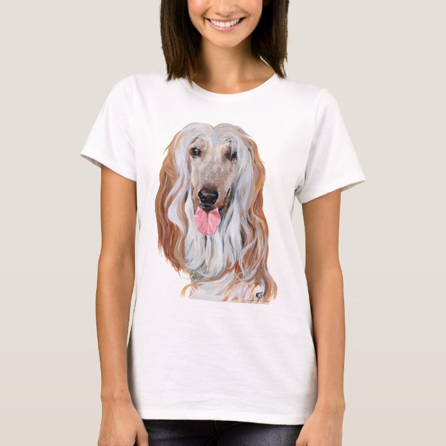 Afghan Hound T-Shirt (Vorderseite)