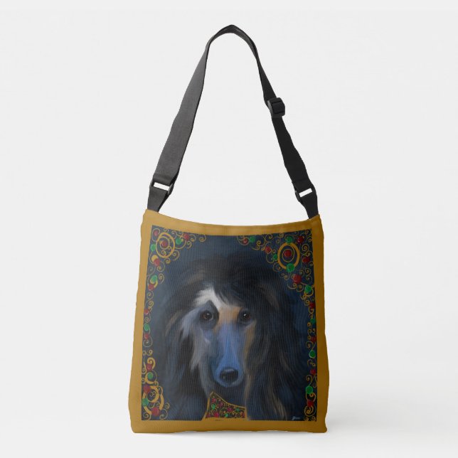 Afghan Hound Tragetaschen Mit Langen Trägern (Vorderseite)
