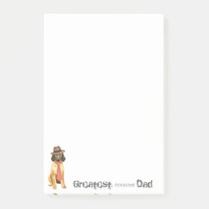 Afghan Hound Vater Post-it Klebezettel