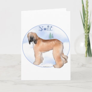 Afghan Hound Weihnachten