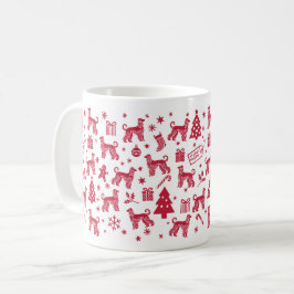 Afghan Hound Weihnachtsdesign Kaffeetasse