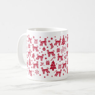 Afghan Hound Weihnachtsdesign Kaffeetasse