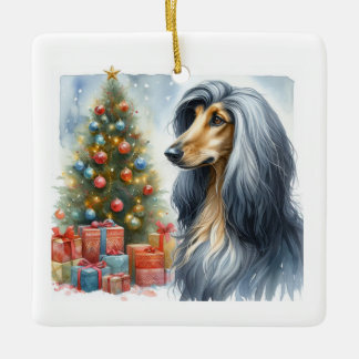 Afghan Houond Orament Keramikornament