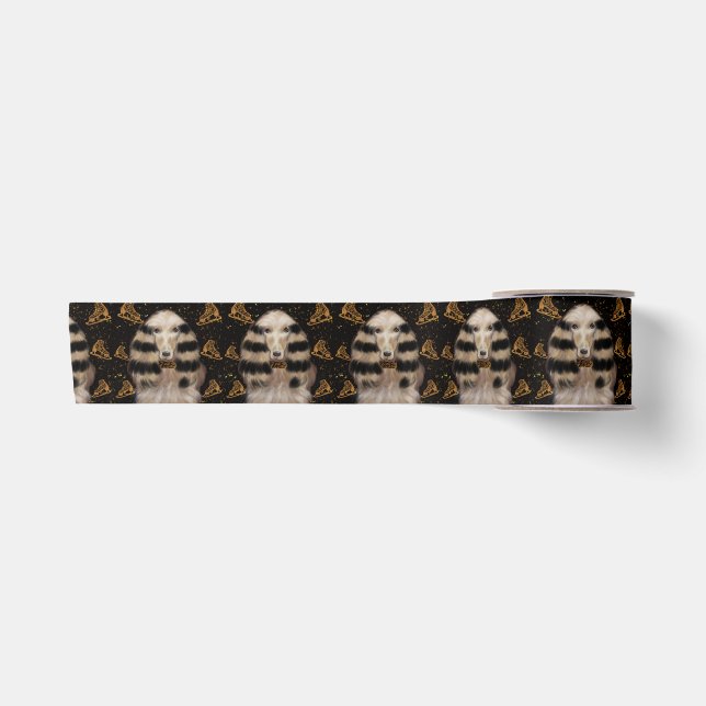 AFGHANEN-RÜDE GOLD  SATINBAND (Vorderseite)
