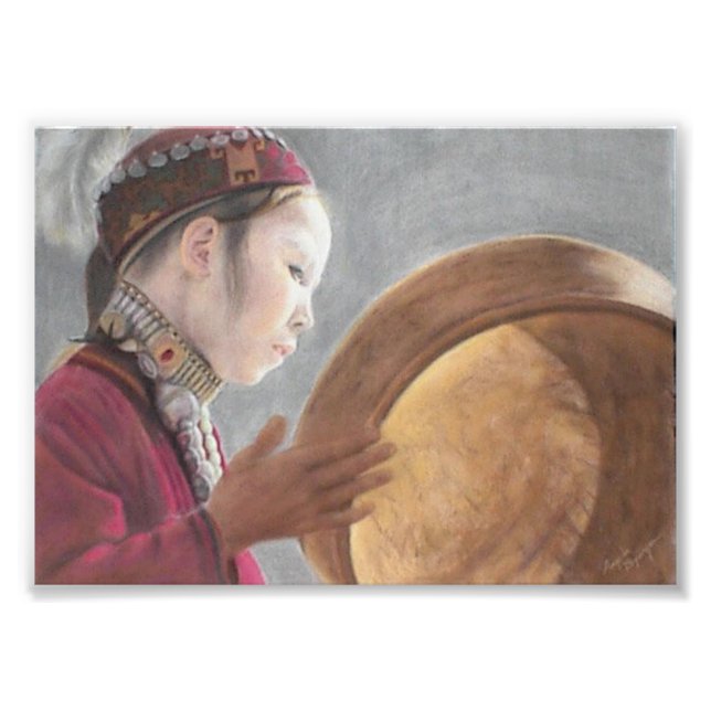 Afghani Girl Fotodruck (Vorne)