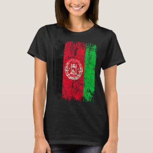 AFGHANISCHE FLAGGE Vintage Afghanistan Flagge AFGH T-Shirt