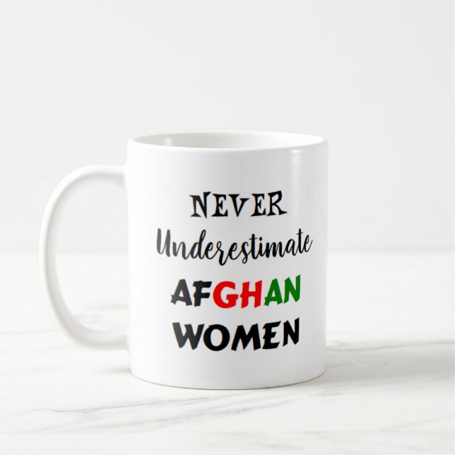 afghanische Frauen Kaffeetasse (Links)