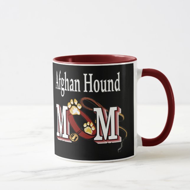 Afghanische Hunde-Mama Tasse (Rechts)