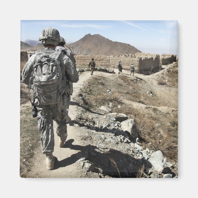 Afghanische Nationalarmee und US-Soldaten Magnet (Vorne)