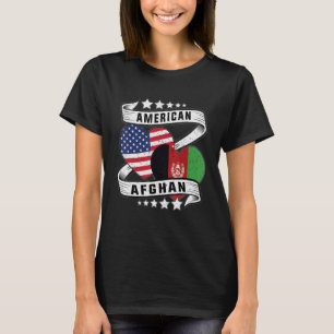 Afghanischer Amerikaner Halbe afghanische Hälfte a T-Shirt
