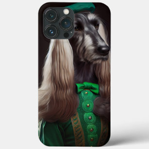afghanischer Hund in St. Patrick's Day Dress Case-Mate iPhone Hülle
