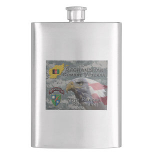 afghanischer Kampfveteran 75. Rangerregiment Flachmann