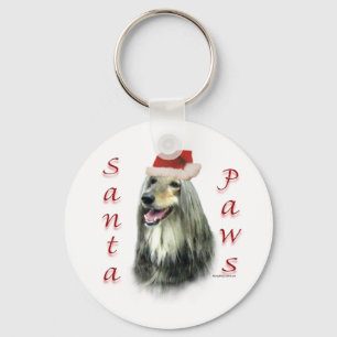 afghanischer Santa Paws-Schlüsselanhänger Schlüsselanhänger