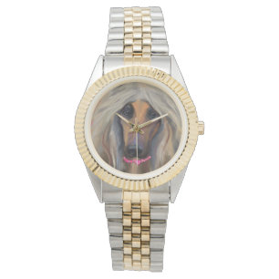 Afghanischer Windhund  Armbanduhr