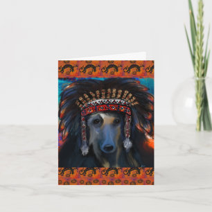 Afghanischer Windhund Karte