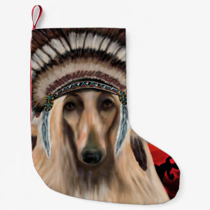 Afghanischer Windhund Kleiner Weihnachtsstrumpf