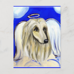 AFGHANISCHER WINDHUND POSTKARTE