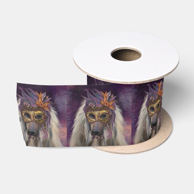 Afghanischer Windhund Satinband (Spule)