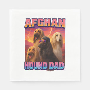 Afghanischer Windhund Serviette