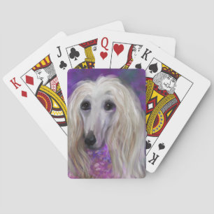 AFGHANISCHER WINDHUND SPIELKARTEN