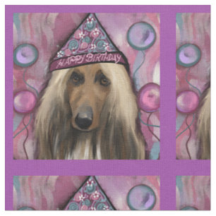 Afghanischer Windhund Stoff
