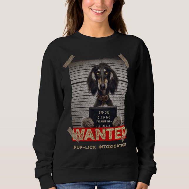 Afghanischer Windhund Sweatshirt (Vorderseite)