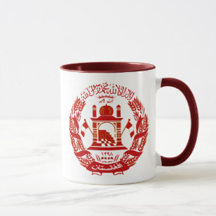 afghanisches Emblem Tasse