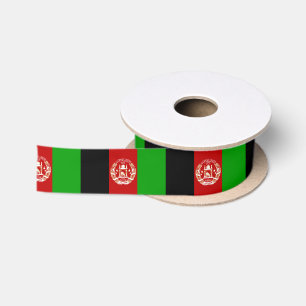 Afghanisches Flaggenband Satinband
