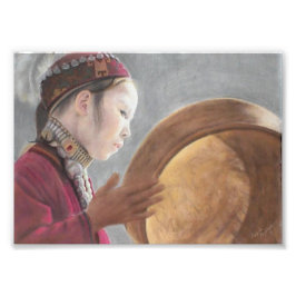 Afghanisches Mädchen Fotodruck
