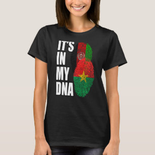 afghanisches und burkinabé-Mix-DNA-Flaggen T-Shirt