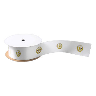 Afghanisches Wappen Satinband