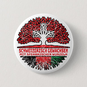 Afghanistan Afghanisch Schweizer Schweiz Baum Button