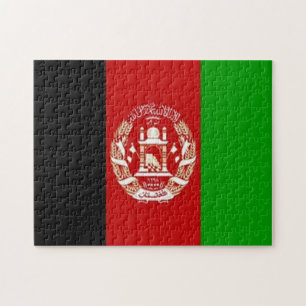 Afghanistan - afghanische Flagge - Puzzle