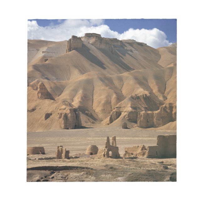 Afghanistan, Bamian Valley. Alte Erde Notizblock (Vorderseite)