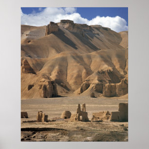 Afghanistan, Bamian Valley. Alte Erde Poster