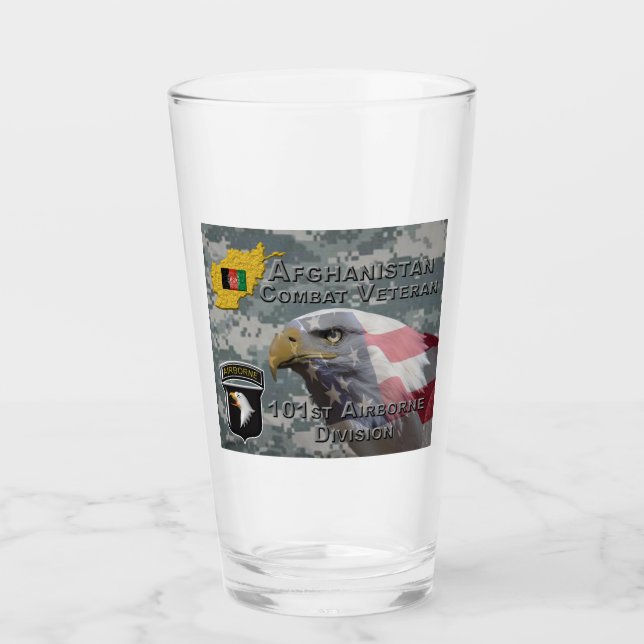 "Afghanistan Combat Veteran" - 101. Im Flugzeug Di Glas (Vorderseite)