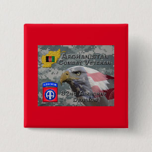 "Afghanistan Combat Veteran" - 82. Im Flugzeug Div Button