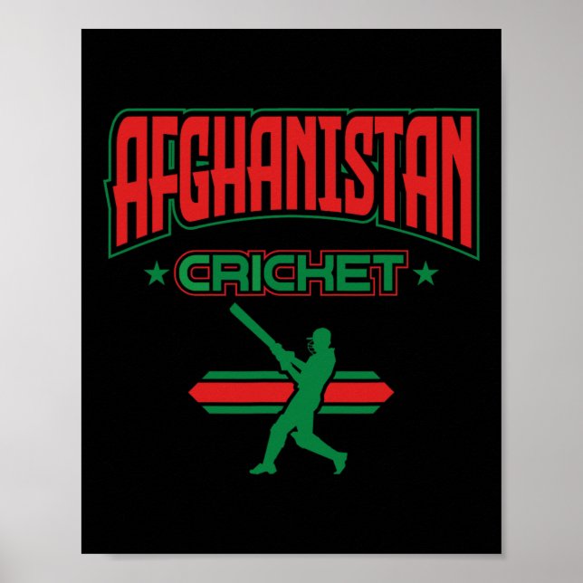 Afghanistan Cricket 1  Poster (Vorne)