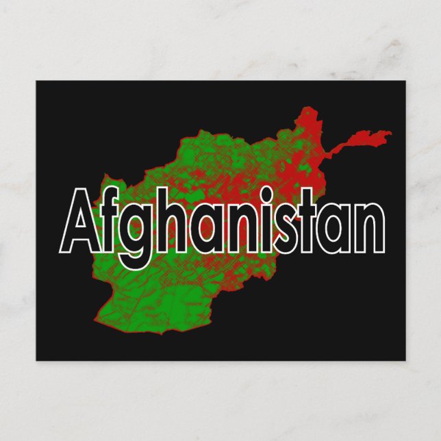 Afghanistan Feiertagspostkarte (Vorderseite)
