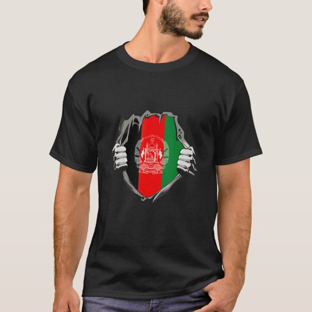 Afghanistan flag T-Shirt (Vorderseite)