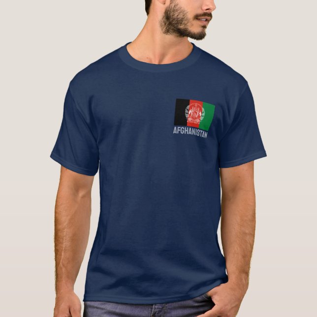 Afghanistan-Flagge - Adoption 2013 T-Shirt (Vorderseite)