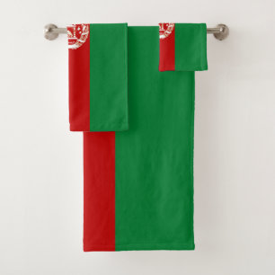 Afghanistan-Flagge Badhandtuch Set