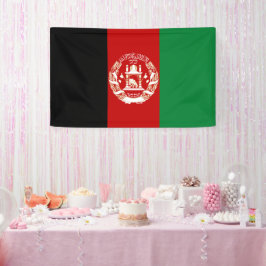 Afghanistan-Flagge Banner