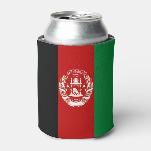 Afghanistan-Flagge Dosenkühler (Kanne Vorderseite)