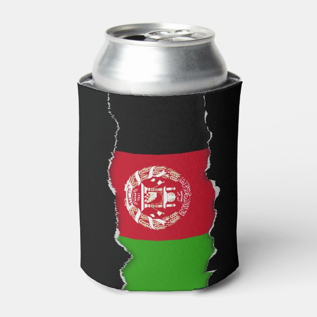 Afghanistan-Flagge Dosenkühler (Kanne Vorderseite)