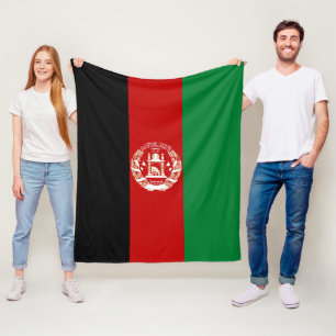 Afghanistan-Flagge Fleecedecke