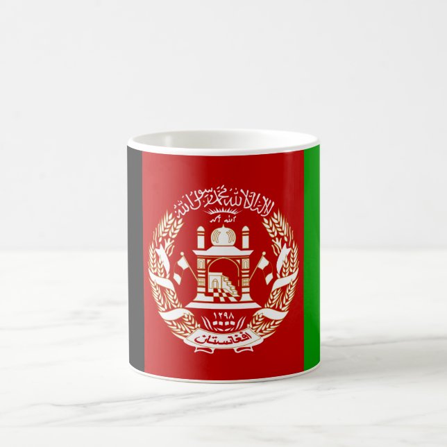 Afghanistan-Flagge Kaffeetasse (Mittel)