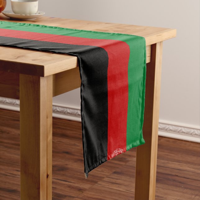 Afghanistan-Flagge Kurzer Tischläufer (Beispiel)