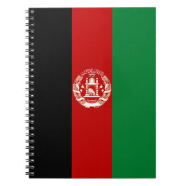 Afghanistan-Flagge Notizblock