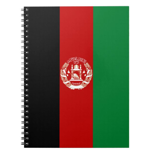 Afghanistan-Flagge Notizblock (Vorderseite)